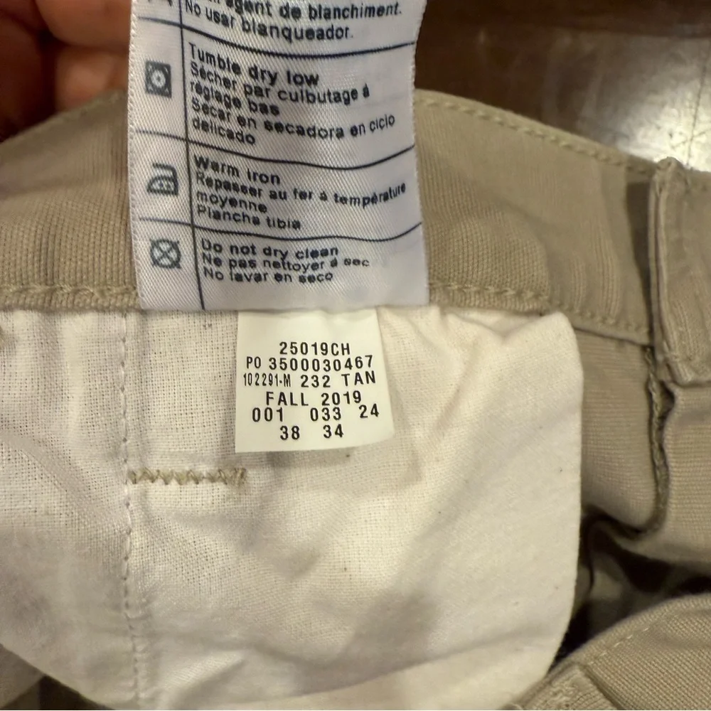 Carhartt Men’s Tan Relaxed Rugged Flex Utility Cotton Blend Work Pant sz 38x34